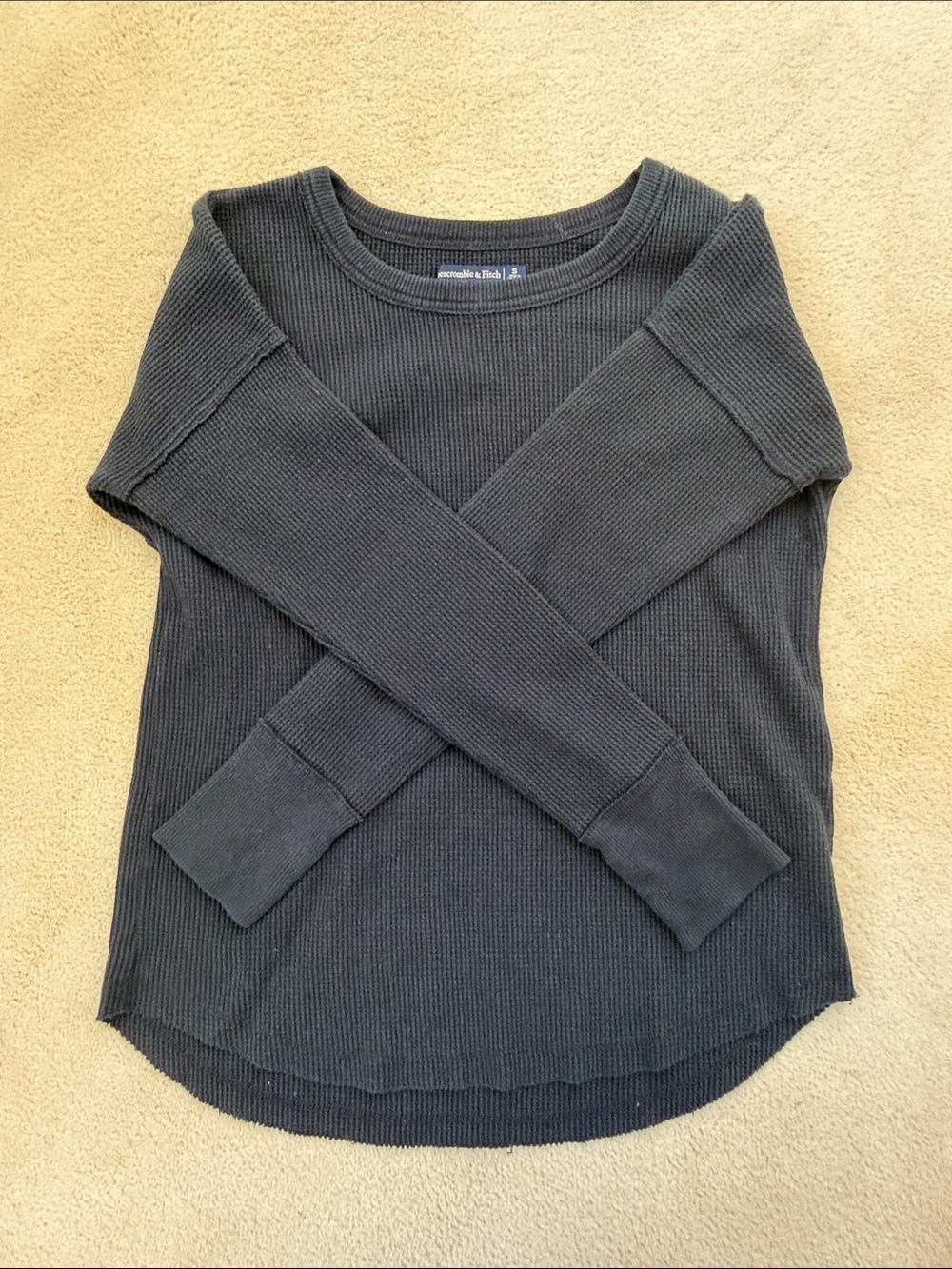 Abercrombie & Fitch Waffle Knit Top